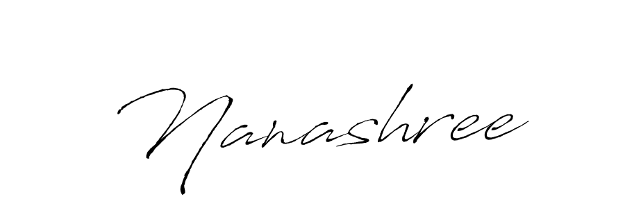 Similarly Antro_Vectra is the best handwritten signature design. Signature creator online .You can use it as an online autograph creator for name Nanashree. Nanashree signature style 6 images and pictures png