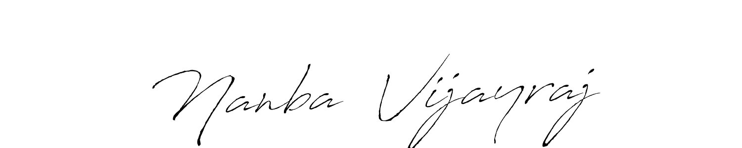 How to Draw Nanba  Vijayraj signature style? Antro_Vectra is a latest design signature styles for name Nanba  Vijayraj. Nanba  Vijayraj signature style 6 images and pictures png