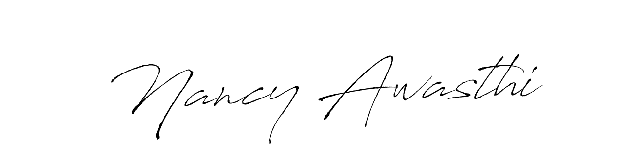 Use a signature maker to create a handwritten signature online. With this signature software, you can design (Antro_Vectra) your own signature for name Nancy Awasthi. Nancy Awasthi signature style 6 images and pictures png