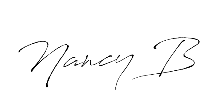 Make a beautiful signature design for name Nancy B. Use this online signature maker to create a handwritten signature for free. Nancy B signature style 6 images and pictures png
