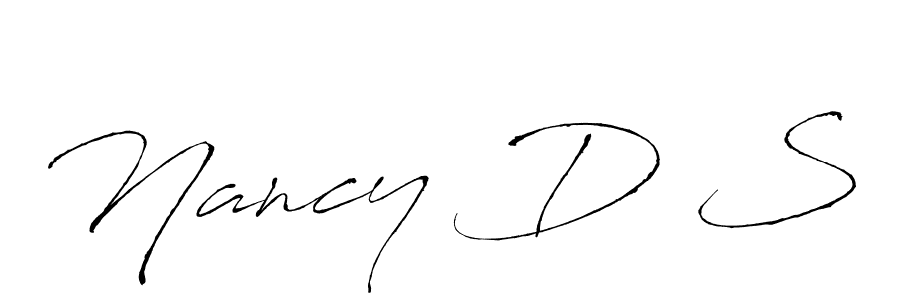It looks lik you need a new signature style for name Nancy D S. Design unique handwritten (Antro_Vectra) signature with our free signature maker in just a few clicks. Nancy D S signature style 6 images and pictures png