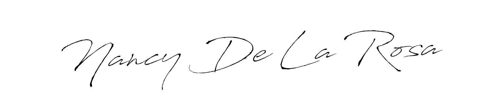 Design your own signature with our free online signature maker. With this signature software, you can create a handwritten (Antro_Vectra) signature for name Nancy De La Rosa. Nancy De La Rosa signature style 6 images and pictures png