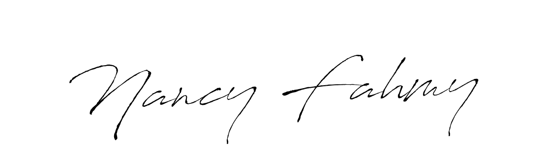 You can use this online signature creator to create a handwritten signature for the name Nancy Fahmy. This is the best online autograph maker. Nancy Fahmy signature style 6 images and pictures png