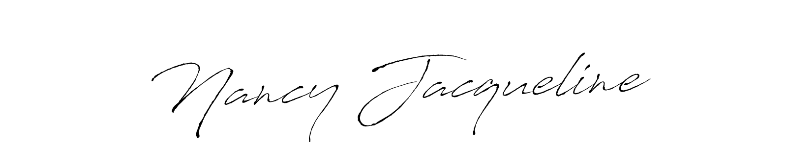 Make a short Nancy Jacqueline signature style. Manage your documents anywhere anytime using Antro_Vectra. Create and add eSignatures, submit forms, share and send files easily. Nancy Jacqueline signature style 6 images and pictures png