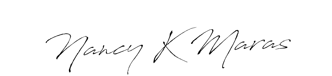 Use a signature maker to create a handwritten signature online. With this signature software, you can design (Antro_Vectra) your own signature for name Nancy K Maras. Nancy K Maras signature style 6 images and pictures png