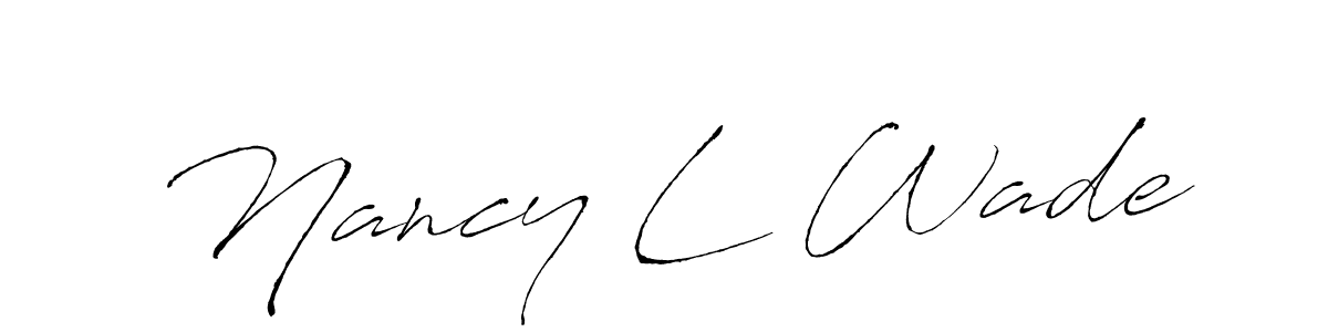 Once you've used our free online signature maker to create your best signature Antro_Vectra style, it's time to enjoy all of the benefits that Nancy L Wade name signing documents. Nancy L Wade signature style 6 images and pictures png