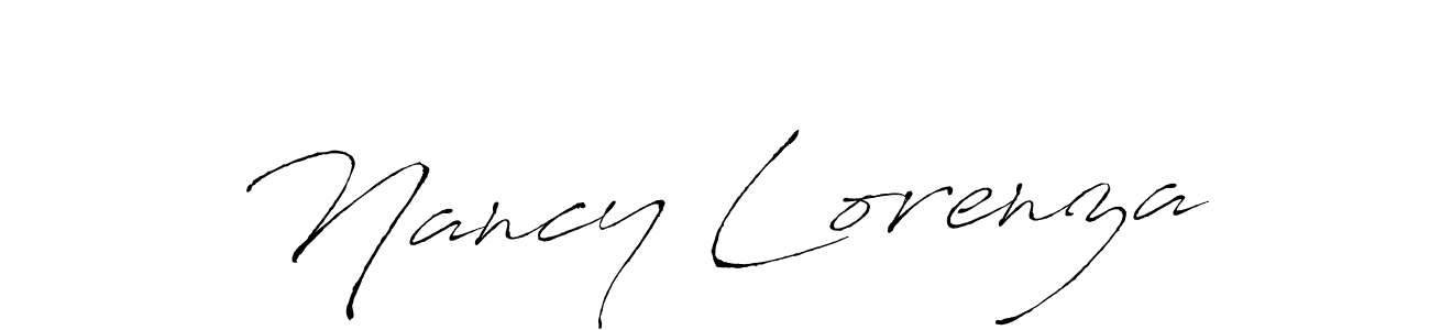 You should practise on your own different ways (Antro_Vectra) to write your name (Nancy Lorenza) in signature. don't let someone else do it for you. Nancy Lorenza signature style 6 images and pictures png