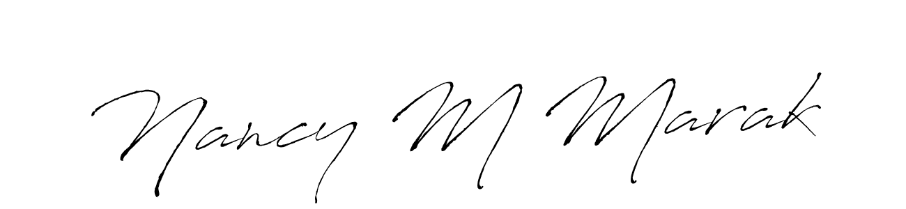 Make a beautiful signature design for name Nancy M Marak. Use this online signature maker to create a handwritten signature for free. Nancy M Marak signature style 6 images and pictures png