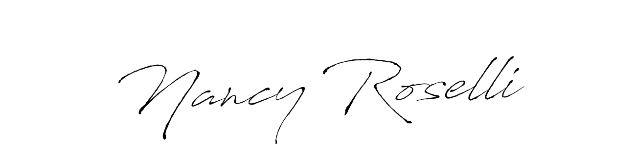 Also we have Nancy Roselli name is the best signature style. Create professional handwritten signature collection using Antro_Vectra autograph style. Nancy Roselli signature style 6 images and pictures png