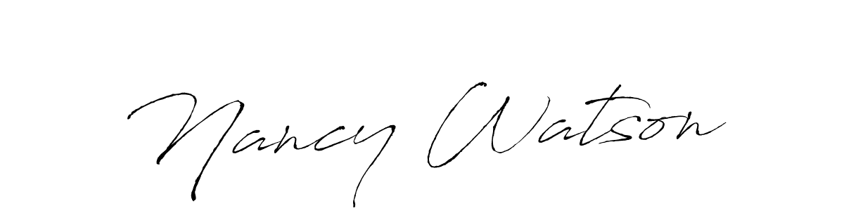 It looks lik you need a new signature style for name Nancy Watson. Design unique handwritten (Antro_Vectra) signature with our free signature maker in just a few clicks. Nancy Watson signature style 6 images and pictures png