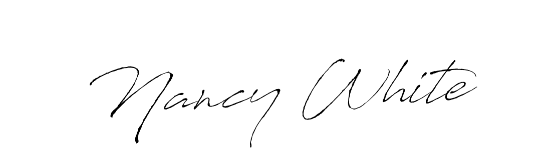 Also we have Nancy White name is the best signature style. Create professional handwritten signature collection using Antro_Vectra autograph style. Nancy White signature style 6 images and pictures png