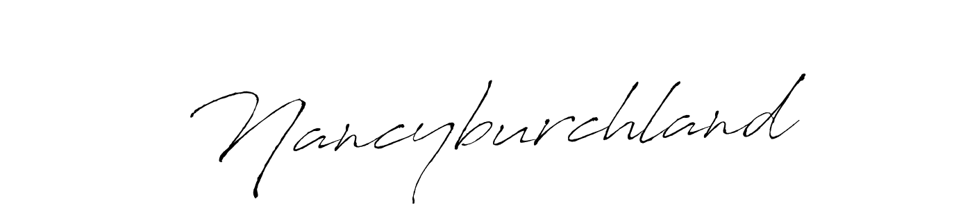 Similarly Antro_Vectra is the best handwritten signature design. Signature creator online .You can use it as an online autograph creator for name Nancyburchland. Nancyburchland signature style 6 images and pictures png