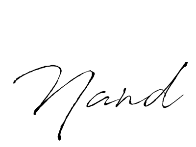 Nand stylish signature style. Best Handwritten Sign (Antro_Vectra) for my name. Handwritten Signature Collection Ideas for my name Nand. Nand signature style 6 images and pictures png