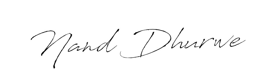 Design your own signature with our free online signature maker. With this signature software, you can create a handwritten (Antro_Vectra) signature for name Nand Dhurwe. Nand Dhurwe signature style 6 images and pictures png