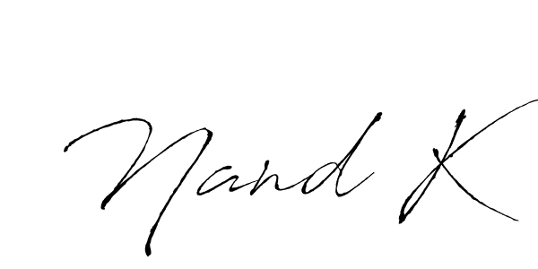 Make a short Nand K signature style. Manage your documents anywhere anytime using Antro_Vectra. Create and add eSignatures, submit forms, share and send files easily. Nand K signature style 6 images and pictures png