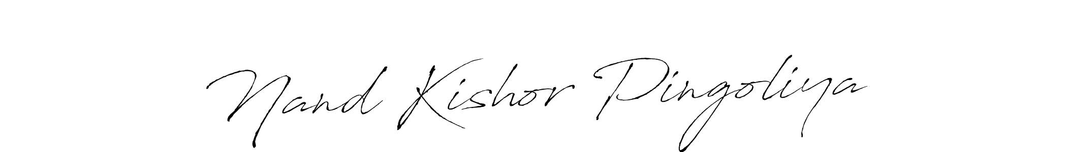 How to make Nand Kishor Pingoliya signature? Antro_Vectra is a professional autograph style. Create handwritten signature for Nand Kishor Pingoliya name. Nand Kishor Pingoliya signature style 6 images and pictures png