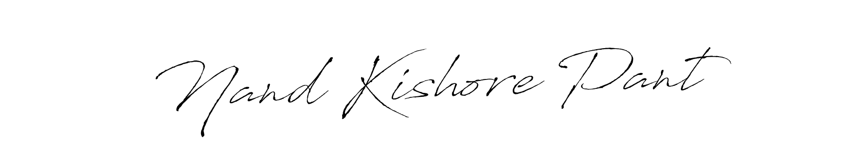 How to make Nand Kishore Pant name signature. Use Antro_Vectra style for creating short signs online. This is the latest handwritten sign. Nand Kishore Pant signature style 6 images and pictures png