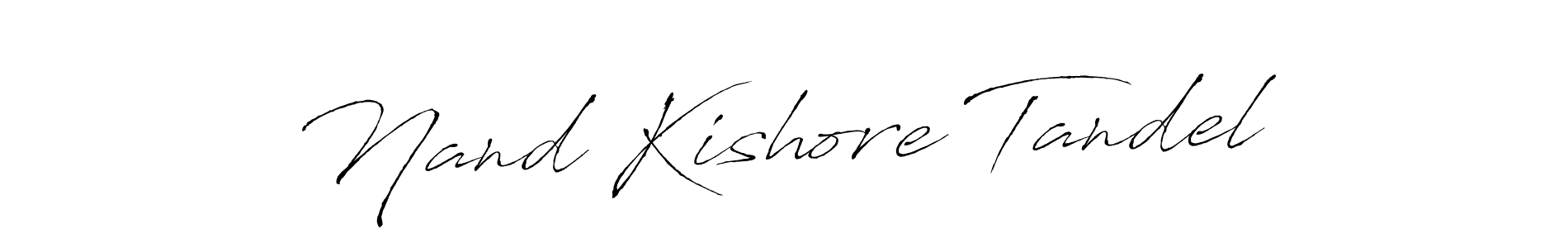 You can use this online signature creator to create a handwritten signature for the name Nand Kishore Tandel. This is the best online autograph maker. Nand Kishore Tandel signature style 6 images and pictures png