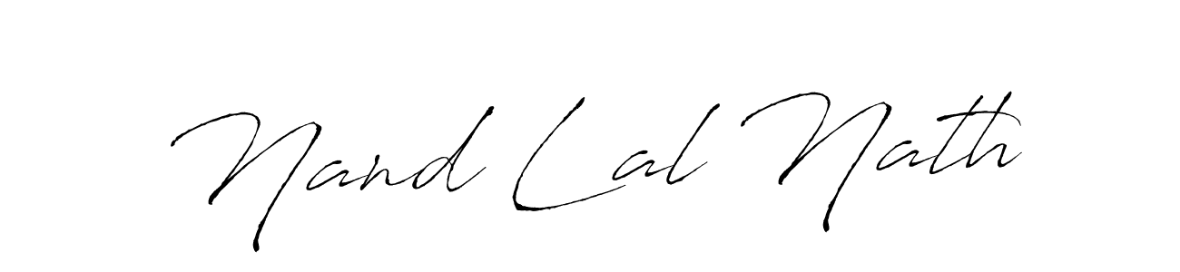 Similarly Antro_Vectra is the best handwritten signature design. Signature creator online .You can use it as an online autograph creator for name Nand Lal Nath. Nand Lal Nath signature style 6 images and pictures png