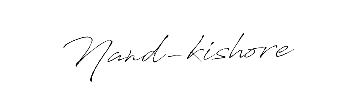 Similarly Antro_Vectra is the best handwritten signature design. Signature creator online .You can use it as an online autograph creator for name Nand-kishore. Nand-kishore signature style 6 images and pictures png