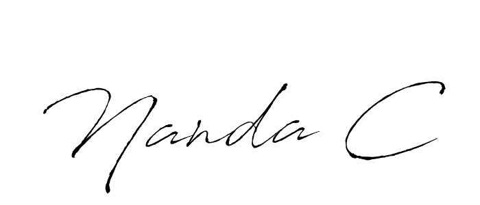 Make a short Nanda C signature style. Manage your documents anywhere anytime using Antro_Vectra. Create and add eSignatures, submit forms, share and send files easily. Nanda C signature style 6 images and pictures png