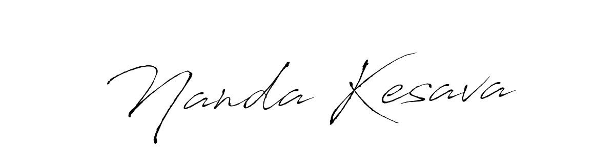 Create a beautiful signature design for name Nanda Kesava. With this signature (Antro_Vectra) fonts, you can make a handwritten signature for free. Nanda Kesava signature style 6 images and pictures png