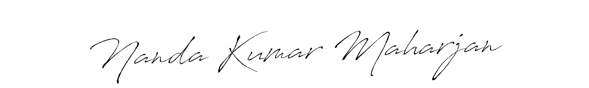 Similarly Antro_Vectra is the best handwritten signature design. Signature creator online .You can use it as an online autograph creator for name Nanda Kumar Maharjan. Nanda Kumar Maharjan signature style 6 images and pictures png