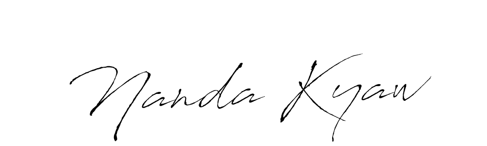 Here are the top 10 professional signature styles for the name Nanda Kyaw. These are the best autograph styles you can use for your name. Nanda Kyaw signature style 6 images and pictures png