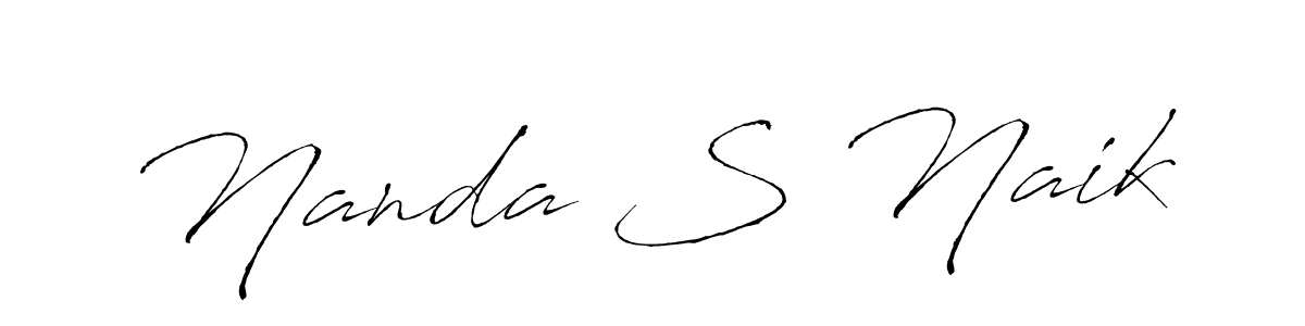 Also we have Nanda S Naik name is the best signature style. Create professional handwritten signature collection using Antro_Vectra autograph style. Nanda S Naik signature style 6 images and pictures png