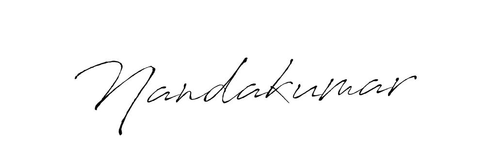 Nandakumar stylish signature style. Best Handwritten Sign (Antro_Vectra) for my name. Handwritten Signature Collection Ideas for my name Nandakumar. Nandakumar signature style 6 images and pictures png