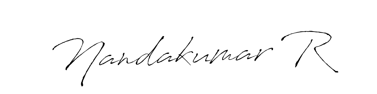 Also we have Nandakumar R name is the best signature style. Create professional handwritten signature collection using Antro_Vectra autograph style. Nandakumar R signature style 6 images and pictures png
