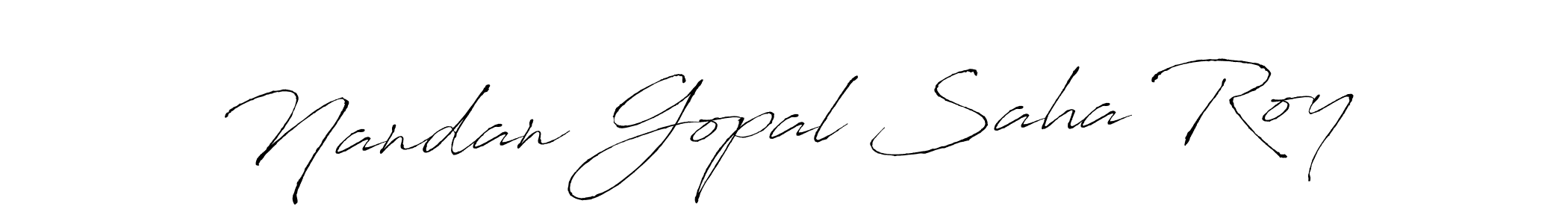 You can use this online signature creator to create a handwritten signature for the name Nandan Gopal Saha Roy. This is the best online autograph maker. Nandan Gopal Saha Roy signature style 6 images and pictures png