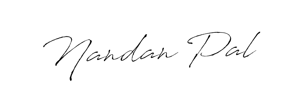 Antro_Vectra is a professional signature style that is perfect for those who want to add a touch of class to their signature. It is also a great choice for those who want to make their signature more unique. Get Nandan Pal name to fancy signature for free. Nandan Pal signature style 6 images and pictures png