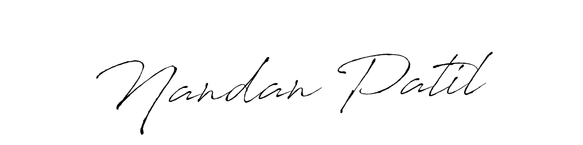 Also we have Nandan Patil name is the best signature style. Create professional handwritten signature collection using Antro_Vectra autograph style. Nandan Patil signature style 6 images and pictures png