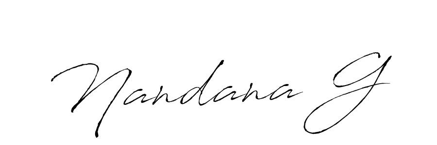 Check out images of Autograph of Nandana G name. Actor Nandana G Signature Style. Antro_Vectra is a professional sign style online. Nandana G signature style 6 images and pictures png