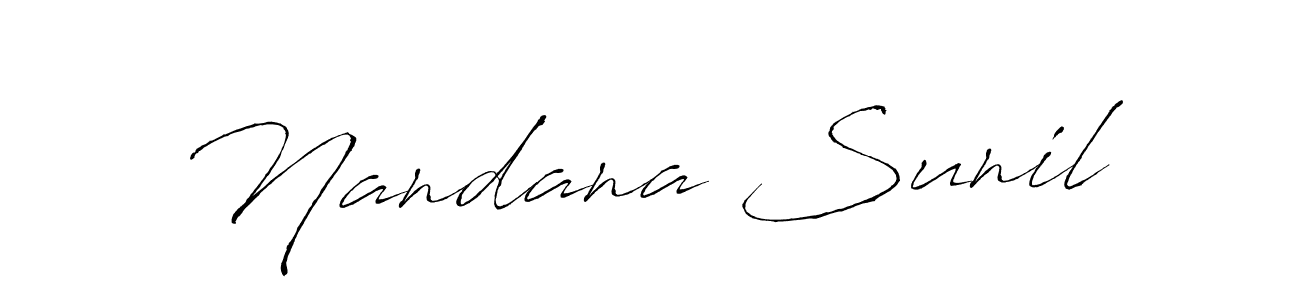 How to Draw Nandana Sunil signature style? Antro_Vectra is a latest design signature styles for name Nandana Sunil. Nandana Sunil signature style 6 images and pictures png