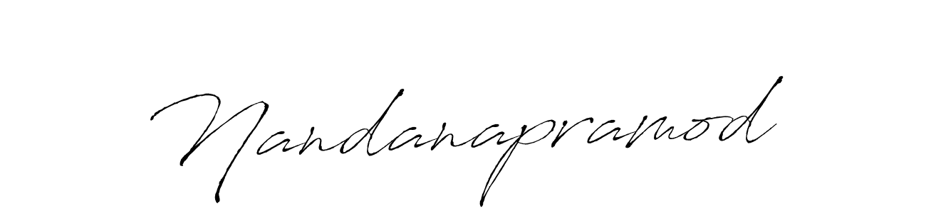 Make a beautiful signature design for name Nandanapramod. Use this online signature maker to create a handwritten signature for free. Nandanapramod signature style 6 images and pictures png