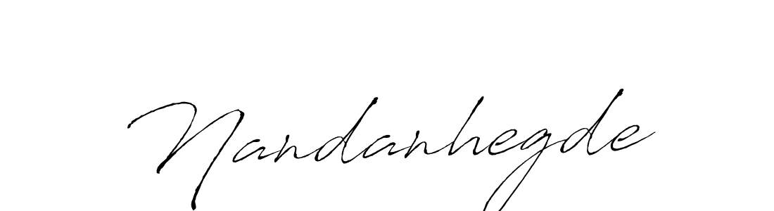 Create a beautiful signature design for name Nandanhegde. With this signature (Antro_Vectra) fonts, you can make a handwritten signature for free. Nandanhegde signature style 6 images and pictures png