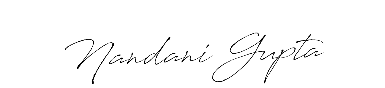 Antro_Vectra is a professional signature style that is perfect for those who want to add a touch of class to their signature. It is also a great choice for those who want to make their signature more unique. Get Nandani Gupta name to fancy signature for free. Nandani Gupta signature style 6 images and pictures png