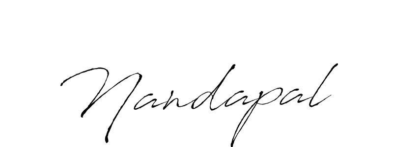 Make a beautiful signature design for name Nandapal. Use this online signature maker to create a handwritten signature for free. Nandapal signature style 6 images and pictures png