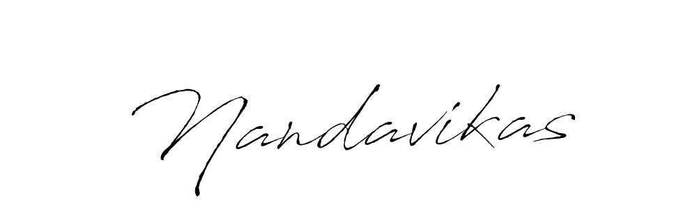 Make a beautiful signature design for name Nandavikas. Use this online signature maker to create a handwritten signature for free. Nandavikas signature style 6 images and pictures png