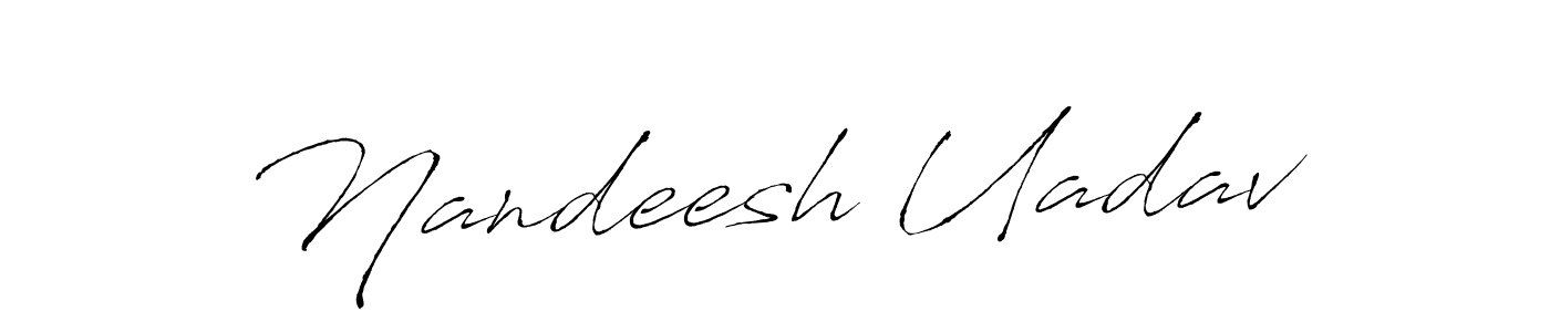 Use a signature maker to create a handwritten signature online. With this signature software, you can design (Antro_Vectra) your own signature for name Nandeesh Uadav. Nandeesh Uadav signature style 6 images and pictures png