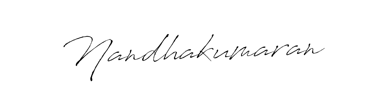 Create a beautiful signature design for name Nandhakumaran. With this signature (Antro_Vectra) fonts, you can make a handwritten signature for free. Nandhakumaran signature style 6 images and pictures png