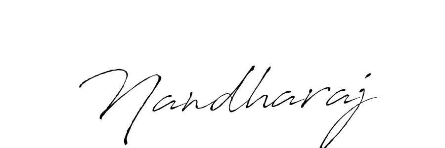 Nandharaj stylish signature style. Best Handwritten Sign (Antro_Vectra) for my name. Handwritten Signature Collection Ideas for my name Nandharaj. Nandharaj signature style 6 images and pictures png