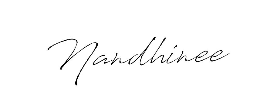 How to make Nandhinee signature? Antro_Vectra is a professional autograph style. Create handwritten signature for Nandhinee name. Nandhinee signature style 6 images and pictures png