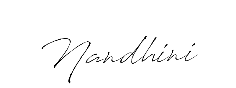 Use a signature maker to create a handwritten signature online. With this signature software, you can design (Antro_Vectra) your own signature for name Nandhini. Nandhini signature style 6 images and pictures png