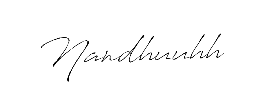 Make a beautiful signature design for name Nandhuuhh. Use this online signature maker to create a handwritten signature for free. Nandhuuhh signature style 6 images and pictures png