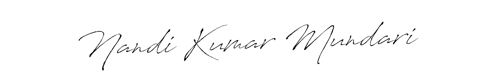 Also we have Nandi Kumar Mundari name is the best signature style. Create professional handwritten signature collection using Antro_Vectra autograph style. Nandi Kumar Mundari signature style 6 images and pictures png