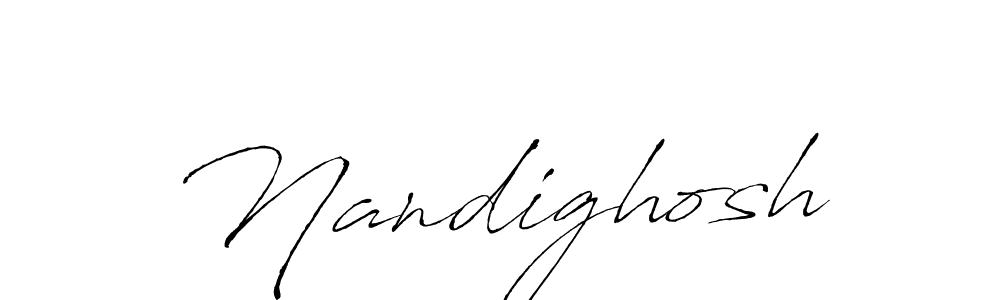 You should practise on your own different ways (Antro_Vectra) to write your name (Nandighosh) in signature. don't let someone else do it for you. Nandighosh signature style 6 images and pictures png