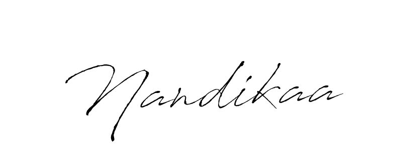 Make a short Nandikaa signature style. Manage your documents anywhere anytime using Antro_Vectra. Create and add eSignatures, submit forms, share and send files easily. Nandikaa signature style 6 images and pictures png